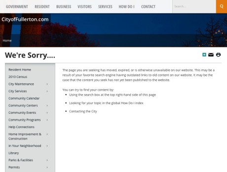 We're sorry we don't use the money you pay us to fix broken links...