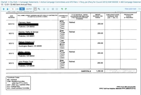 Flory Pelican Donation 2012